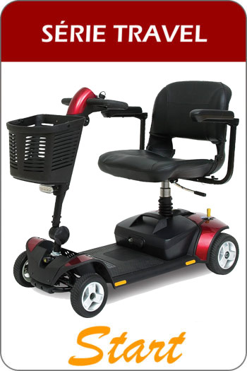 Scooter mobilidade reduzida TRAVEL START 4 rodas